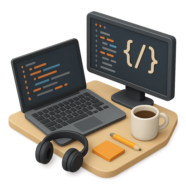3D Laptop Illustration